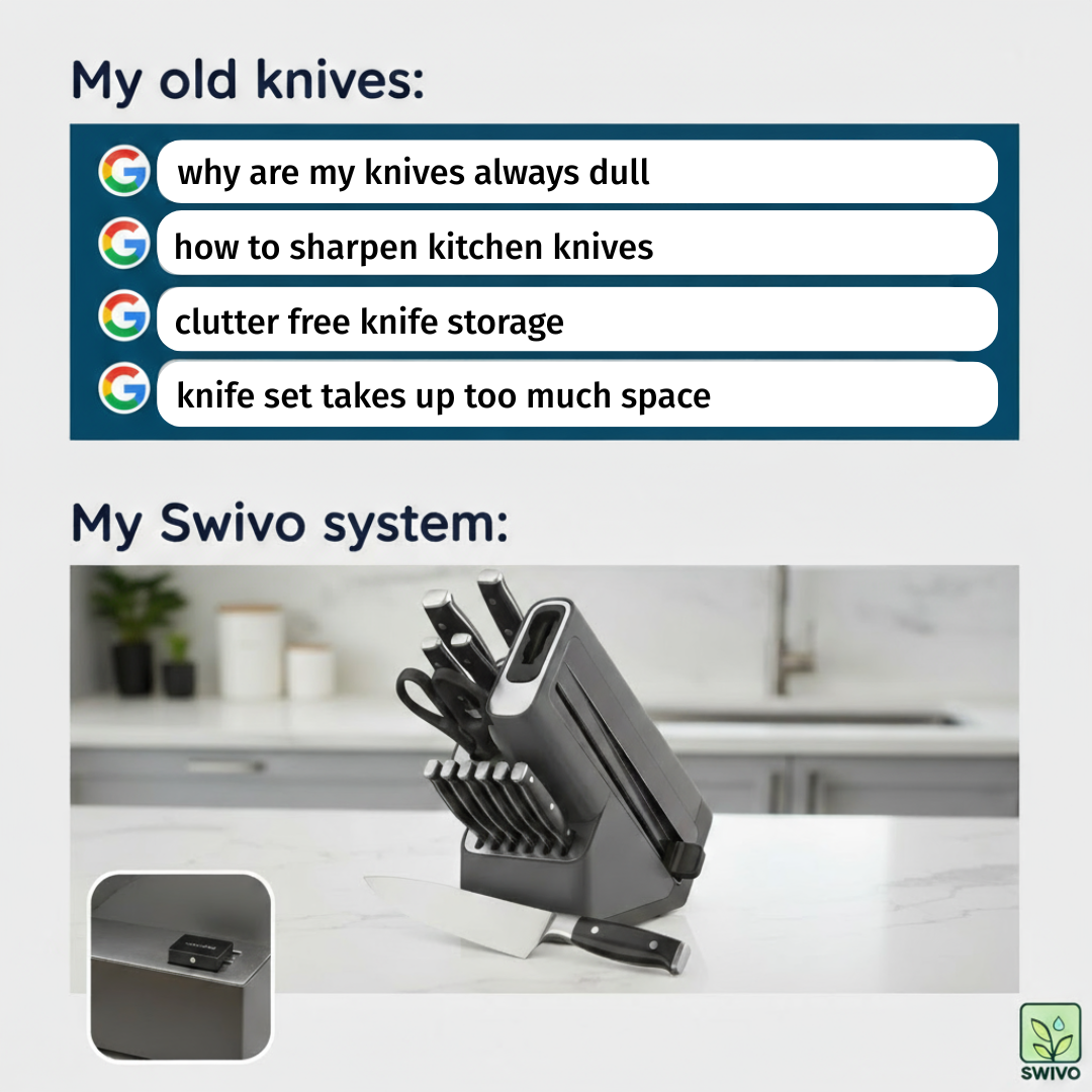Swivo AlwaysSharp 12-Piece Premium Knife System