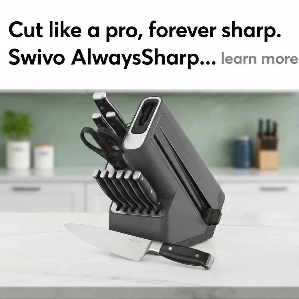 Swivo AlwaysSharp 12-Piece Premium Knife System