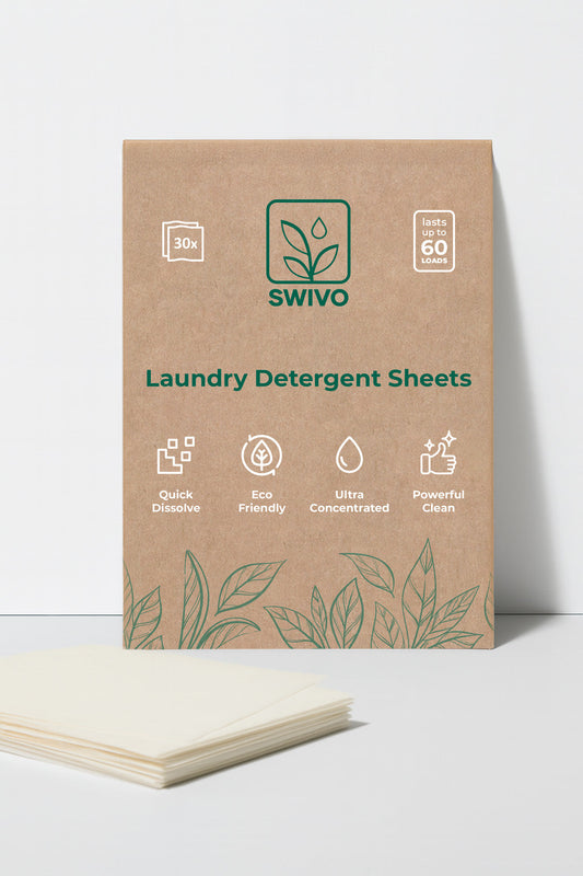 Swivo Laundry Detergent Sheets - 60 Loads Eco Liquidless Soap
