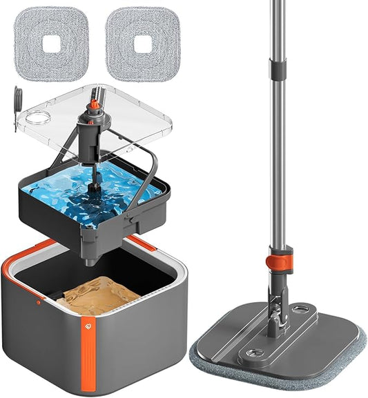 Swivo Upgraded Spin Mop and Bucket Set