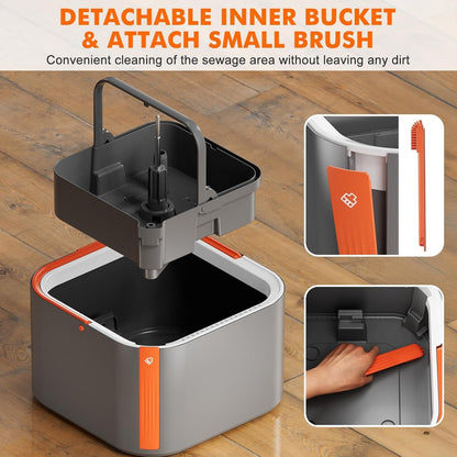 Swivo Upgraded Spin Mop and Bucket Set