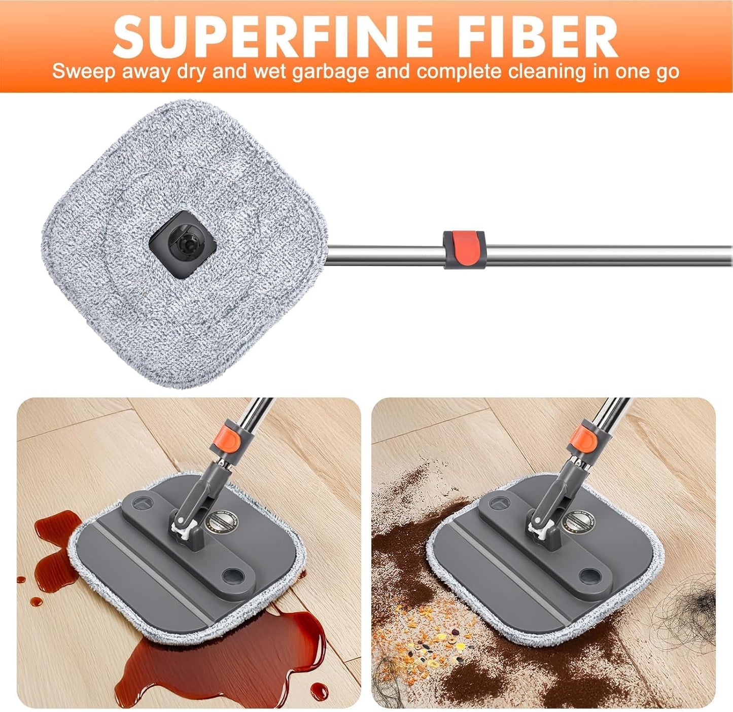 Swivo Upgraded Spin Mop and Bucket Set