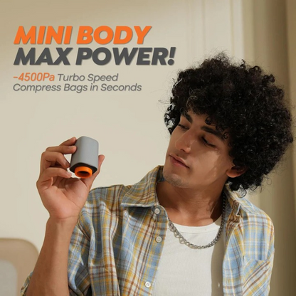 Swivo reinvented vacuum pump + 10 Thick PA+PE bags with dual-zipper sealing